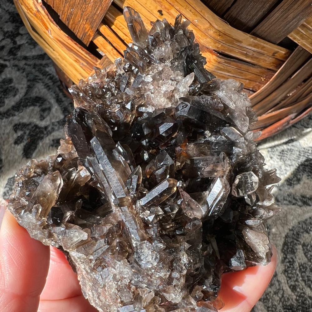 Smokey Quartz cluster (b) | crystal